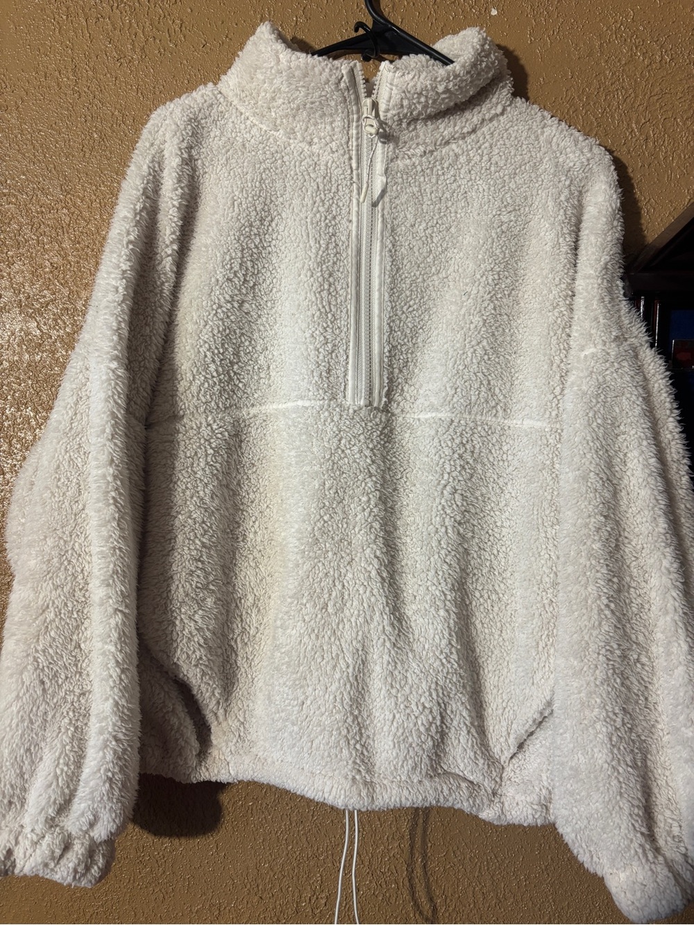 Cozy Cream Sherpa Half-Zip Pullover Sweater